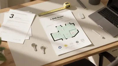 Home Office Desk with Floor Plan & Design Tools