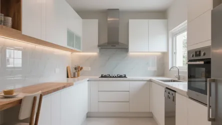 3 BHK Apartment in Bhubaneswar: 5 Smart Kitchen Design Ideas