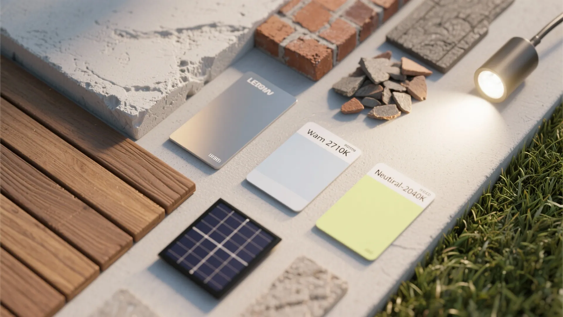 Bi-color temperature strategy for depth and mood