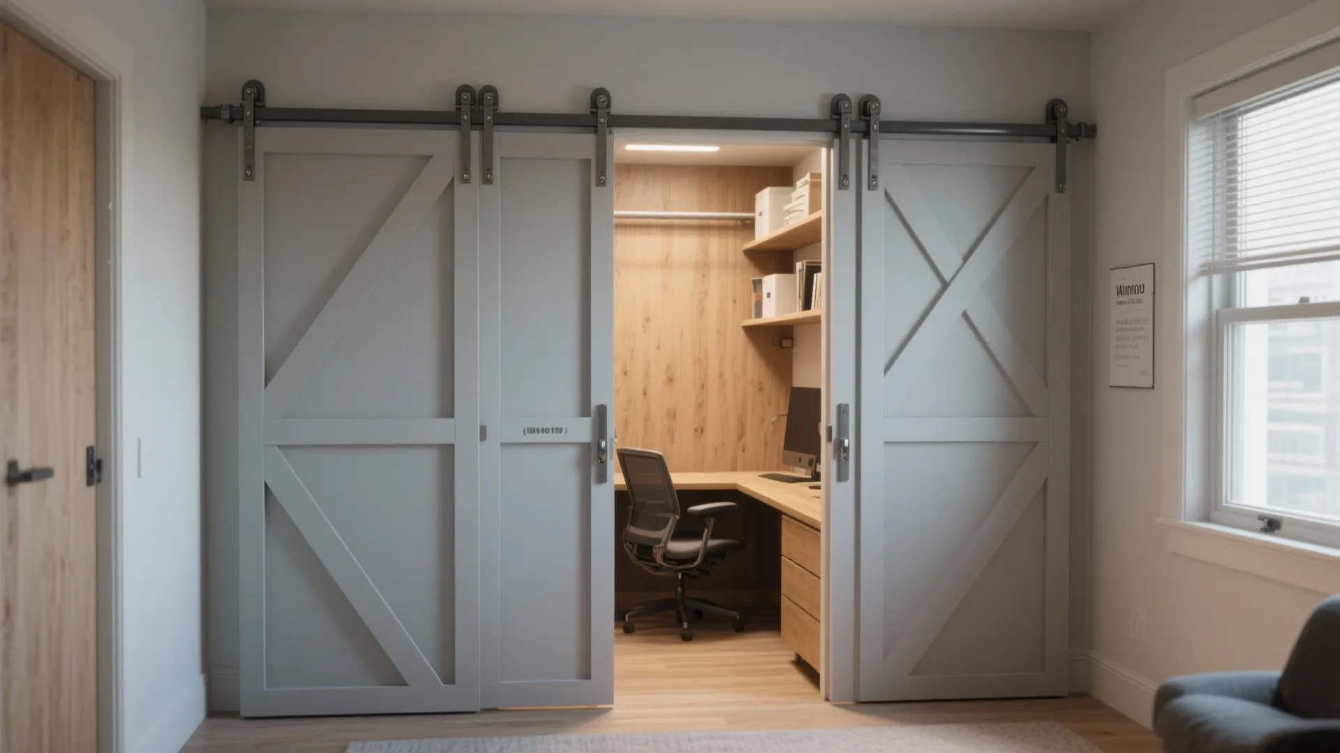 Folding or bi-fold doors: compact and flexible