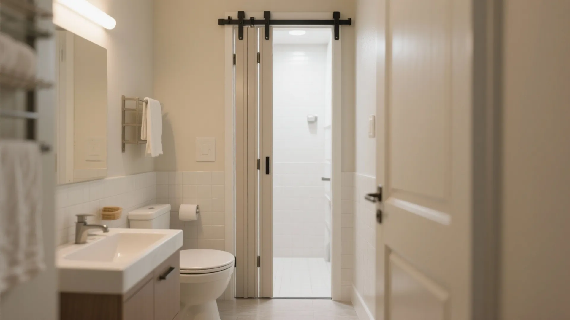 Bi-Fold Plastic Door