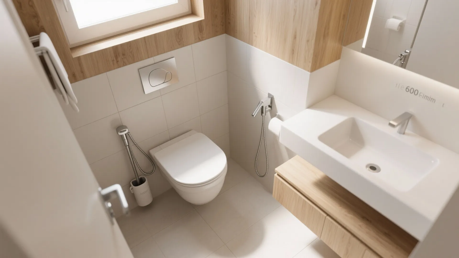 Bidet-friendly layouts in small baths