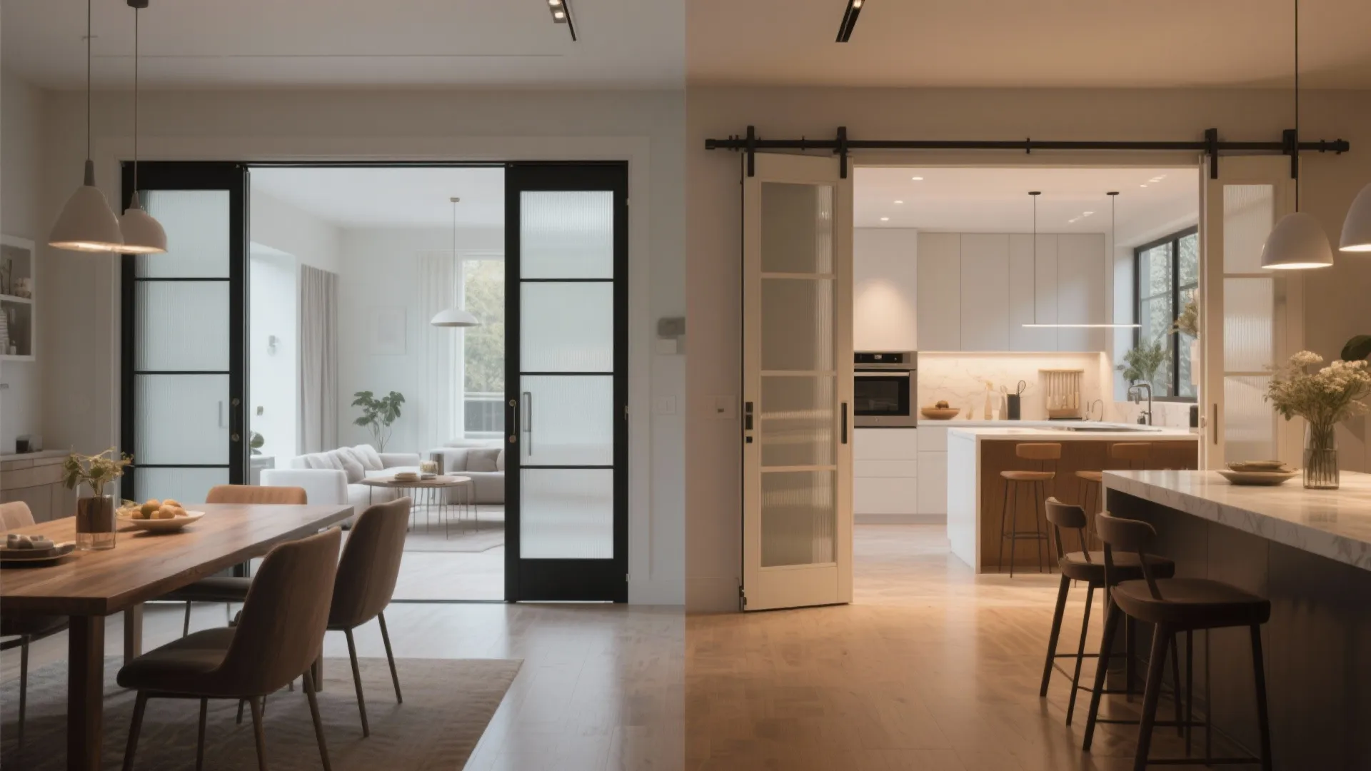 5. Bi-fold double doors to open wide