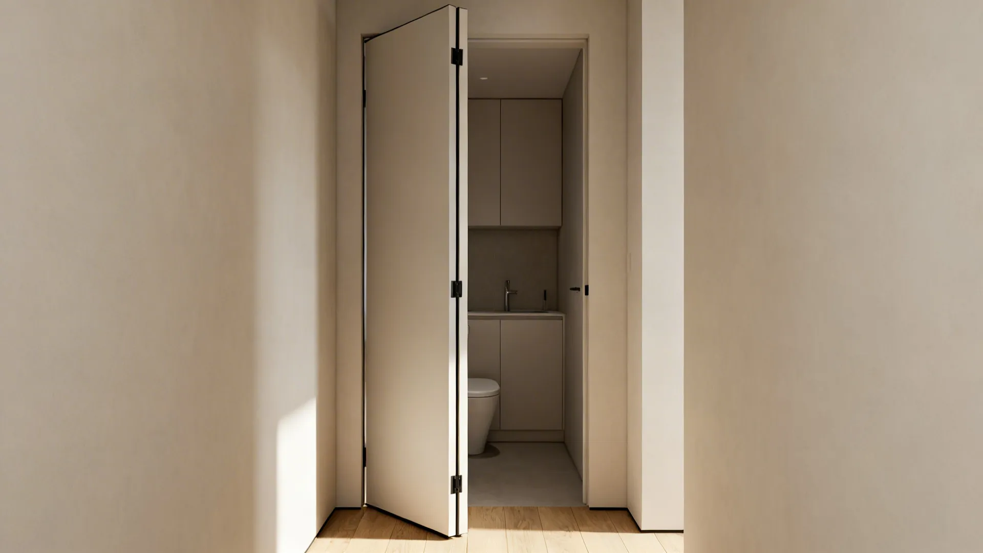 Bifold or Folding Door Where Walls Are Tight