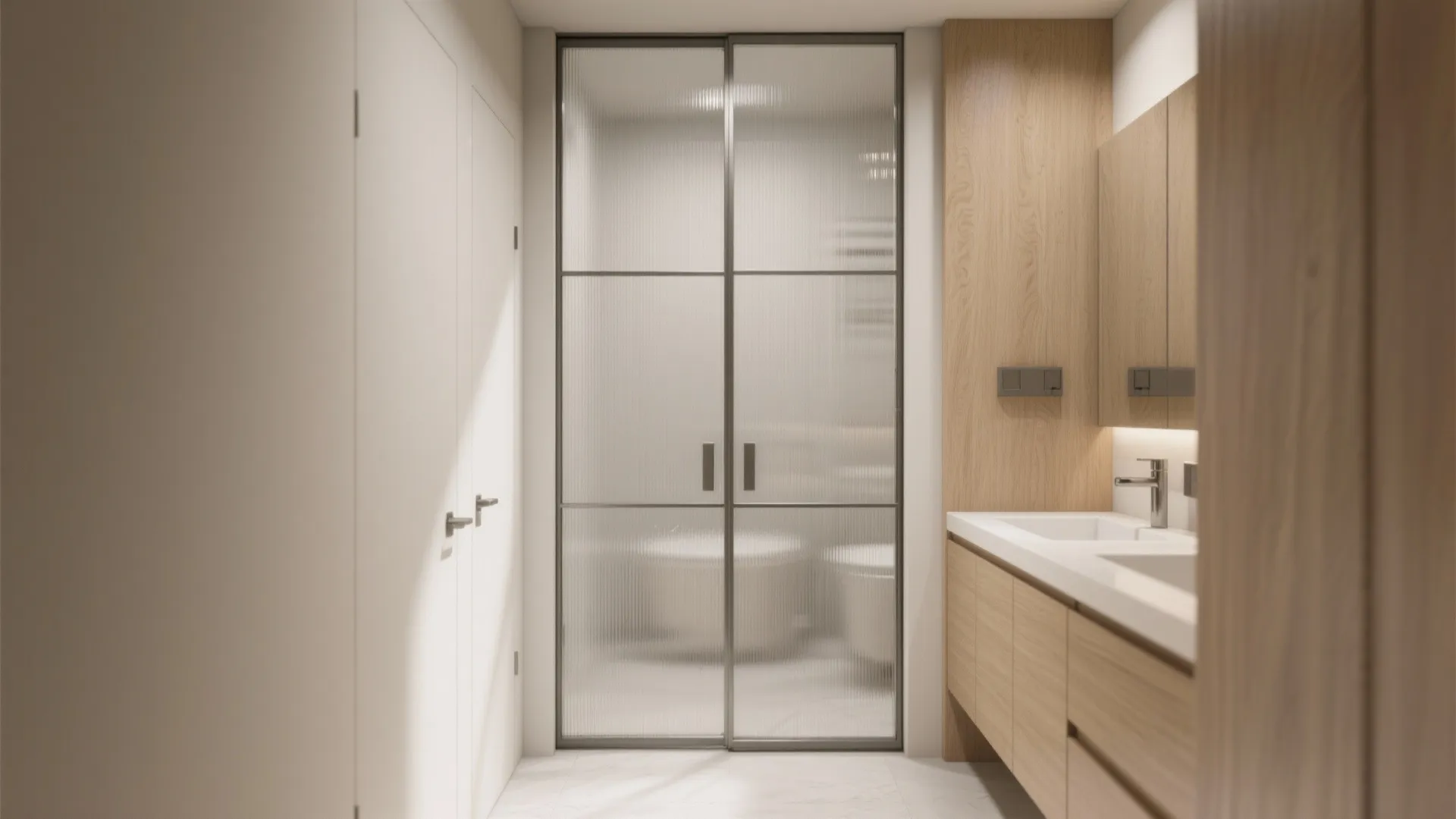 3. Bi-Fold or Concertina Door for Narrow Openings