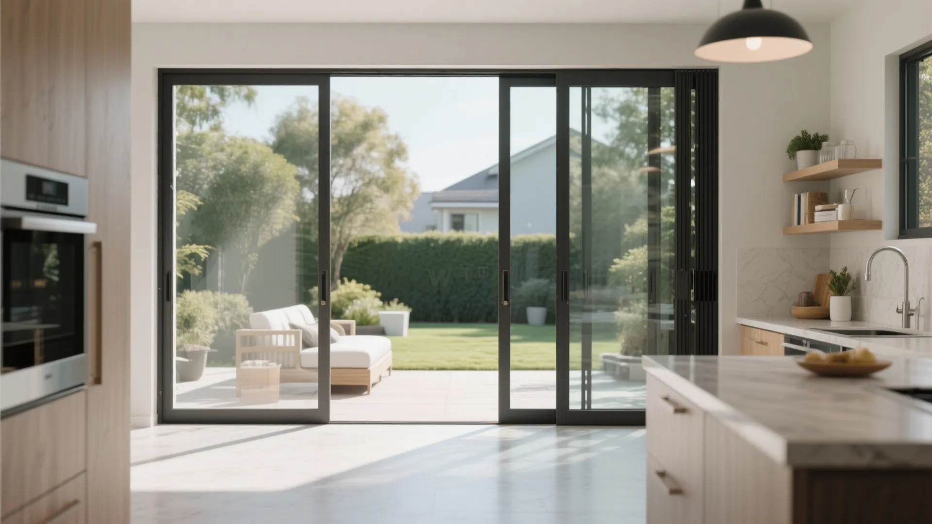 7. Bi-fold Glass Doors