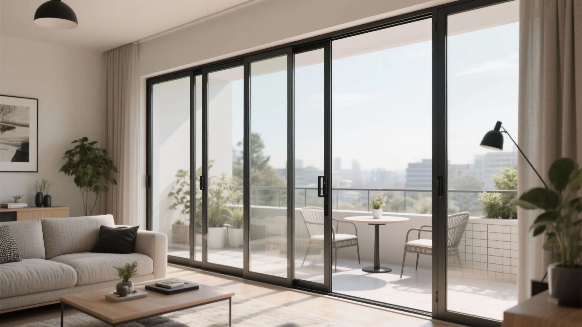 Idea 2: Folding glass walls to blur indoors and outdoors