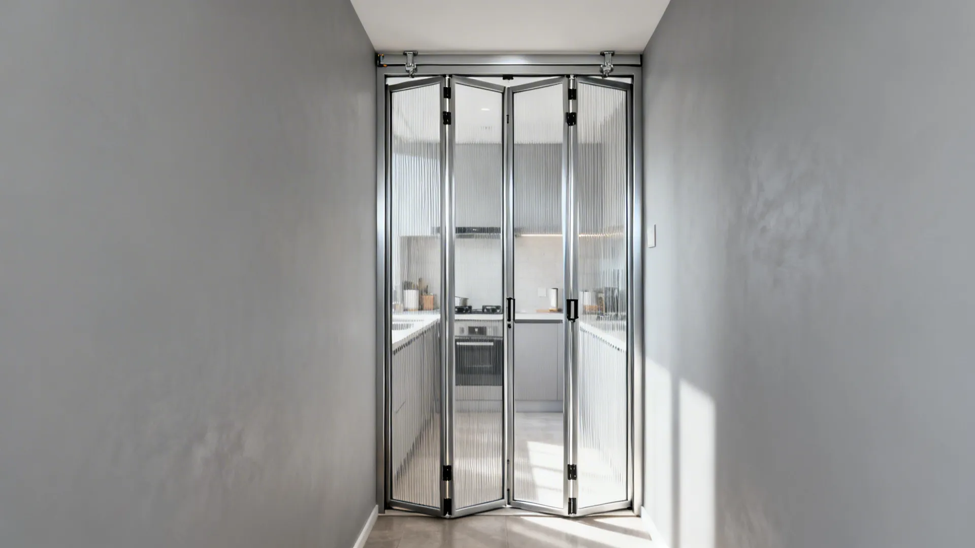 Bi-Fold Gate for Narrow Passages