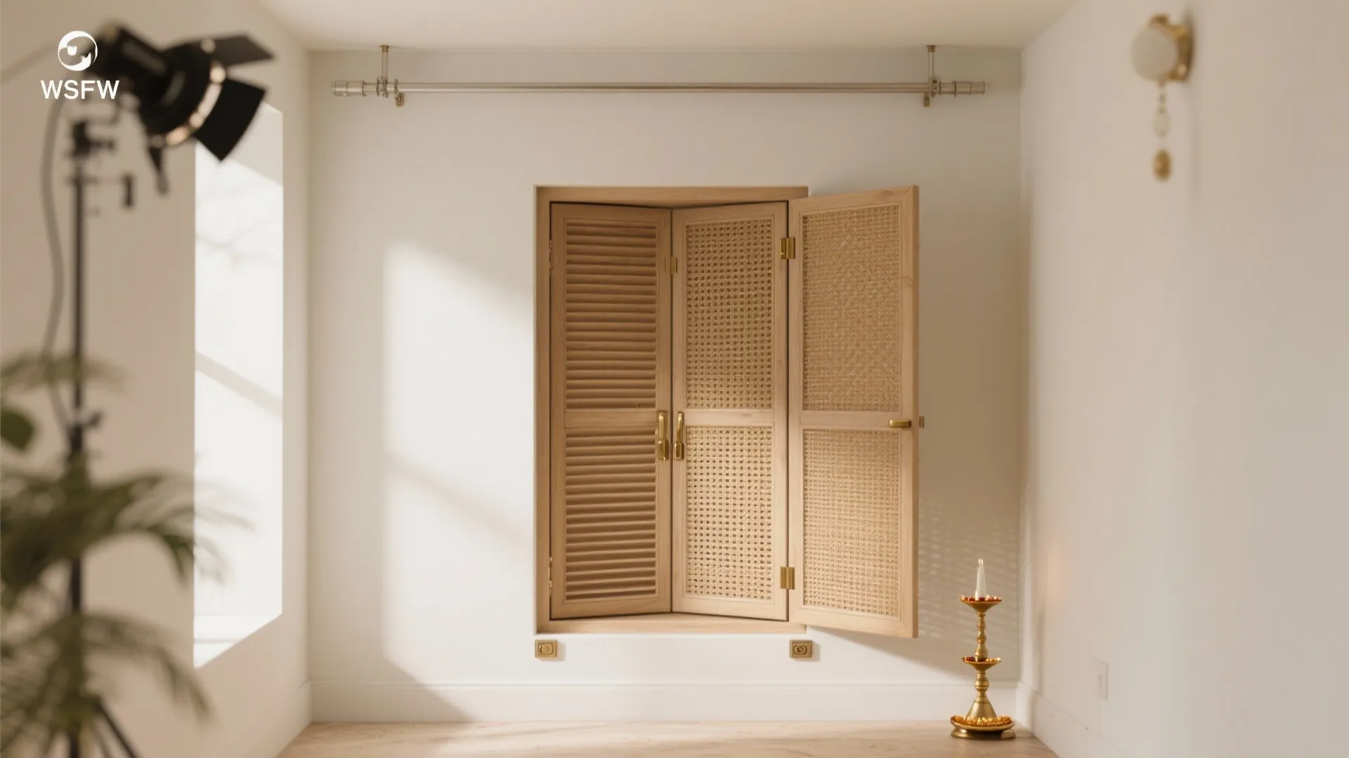 Bi-fold or Accordion Doors for Tiny Niches
