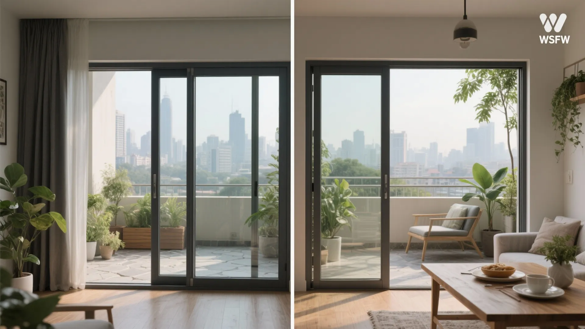 Bi-fold Doors to Maximize Opening in Compact Balconies