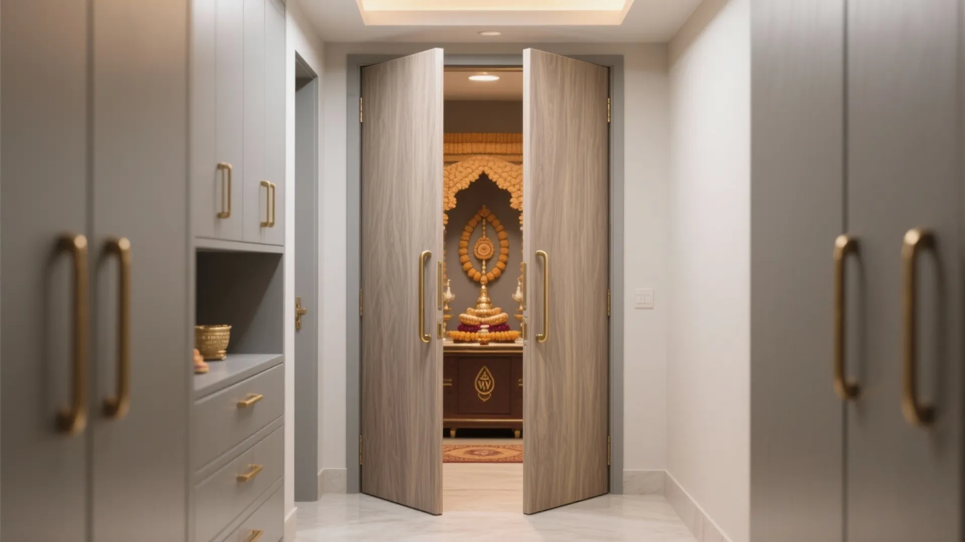 Bi-Fold Doors with Textured Laminate