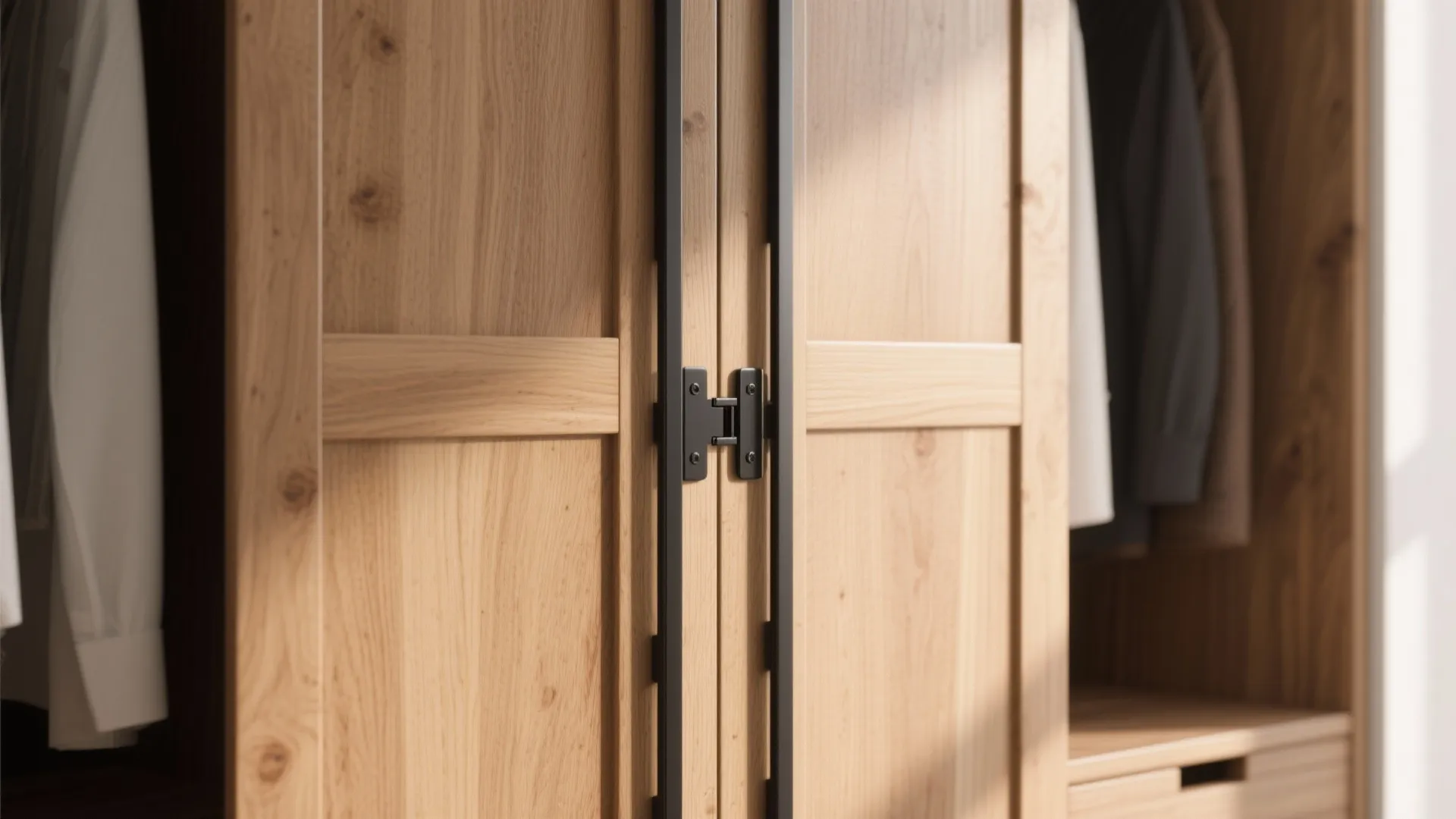 5. Bi-fold timber door with slim profiles