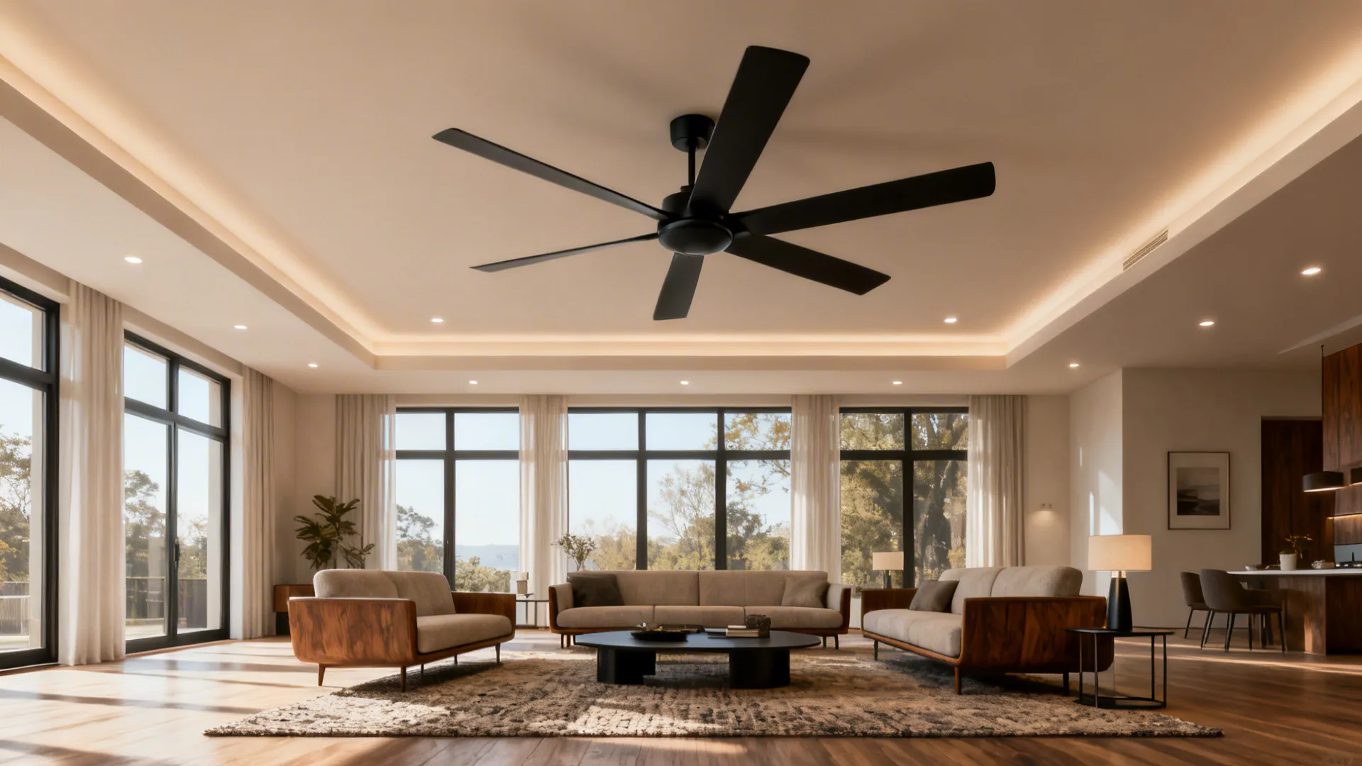 Big Ceiling Fans for Living Room: 5 Inspiring Ideas
