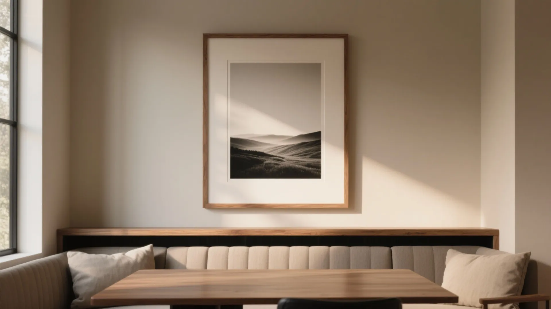 Oversized Statement Frame as Focal Point