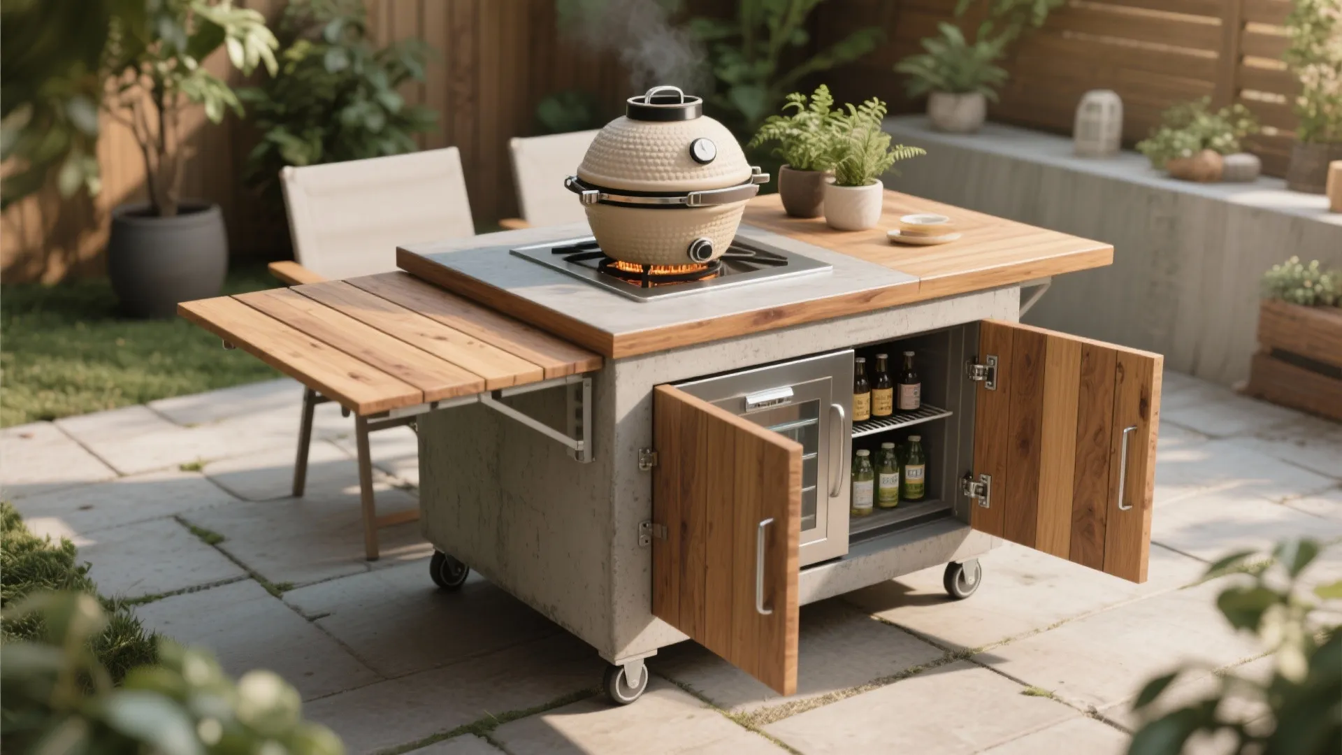 DIY Big Green Egg Table — 5 Creative Ideas: Space-saving, buildable Big Green Egg table concepts I’ve tested (with tips, budgets and a few cautionary tales)