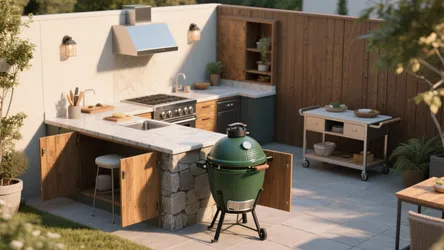 Green Egg Outdoor Kitchen Plans: 5 Bold Ideas