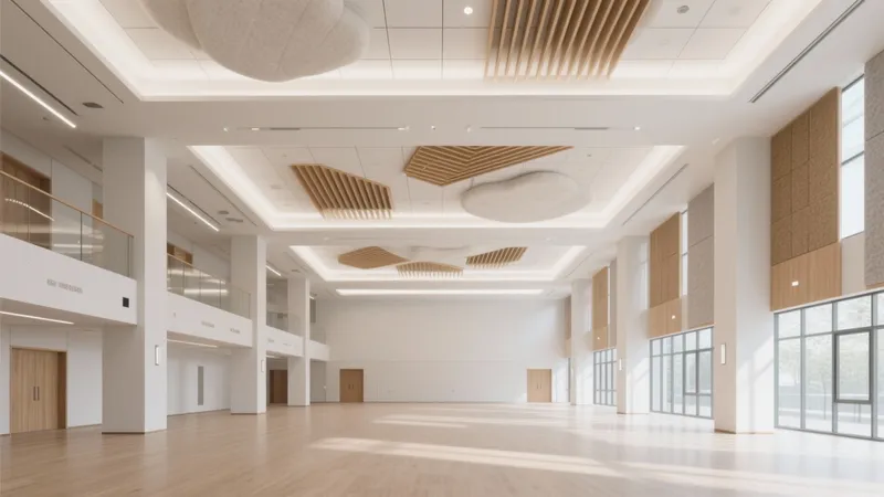 Spacious Modern Hall with Acoustic Design