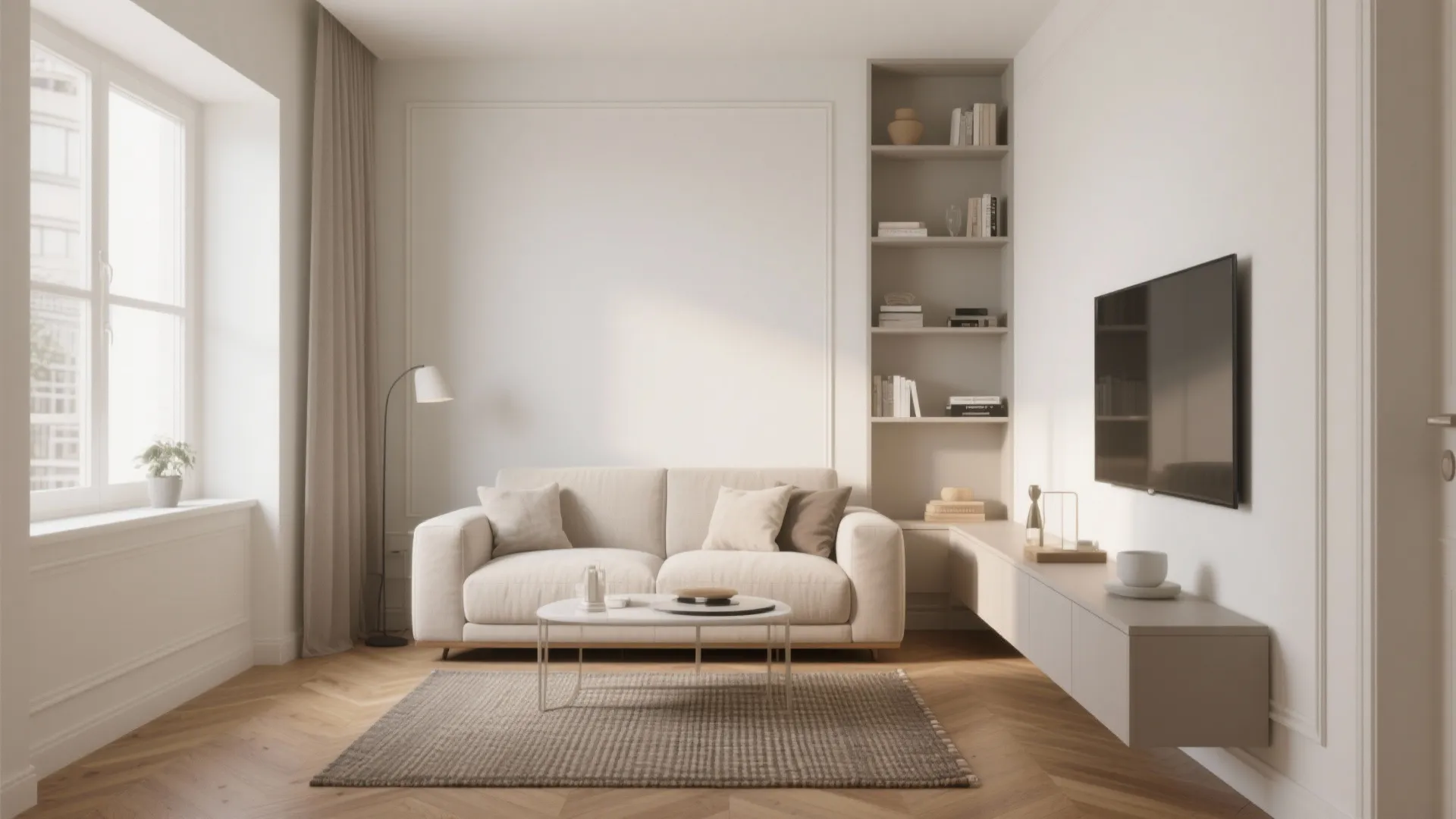 1. Tiny Living, Big Neutrals