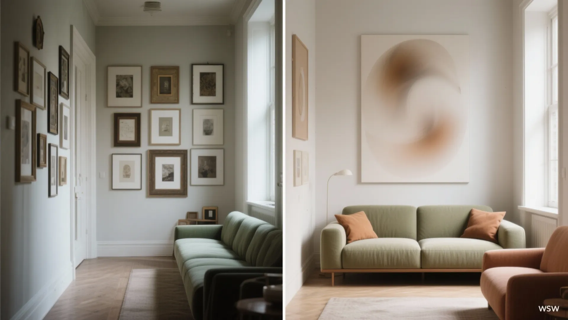 Oversized Wall Print as a Focal Point