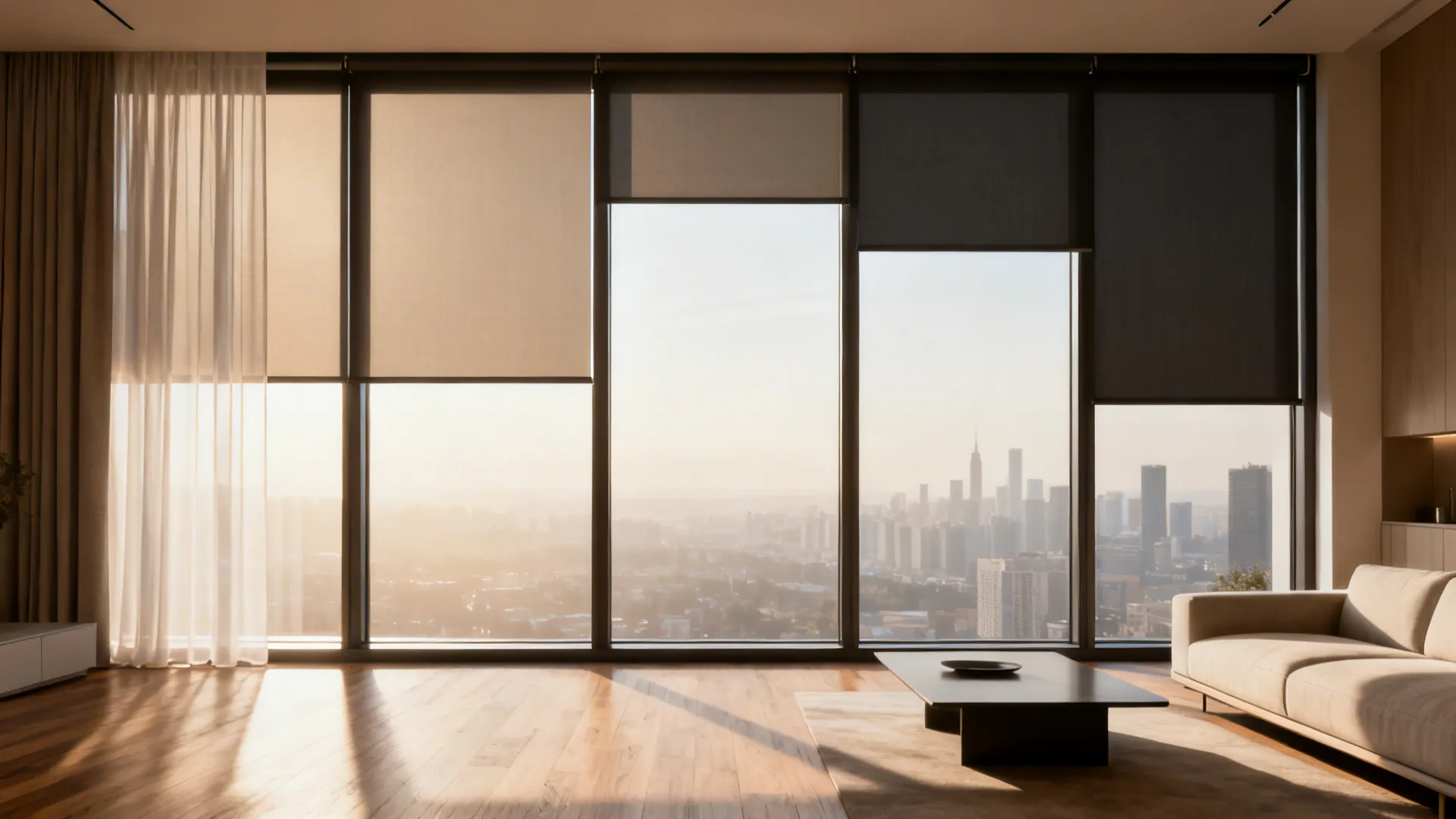 5 Living Room Blinds Ideas for Large Windows