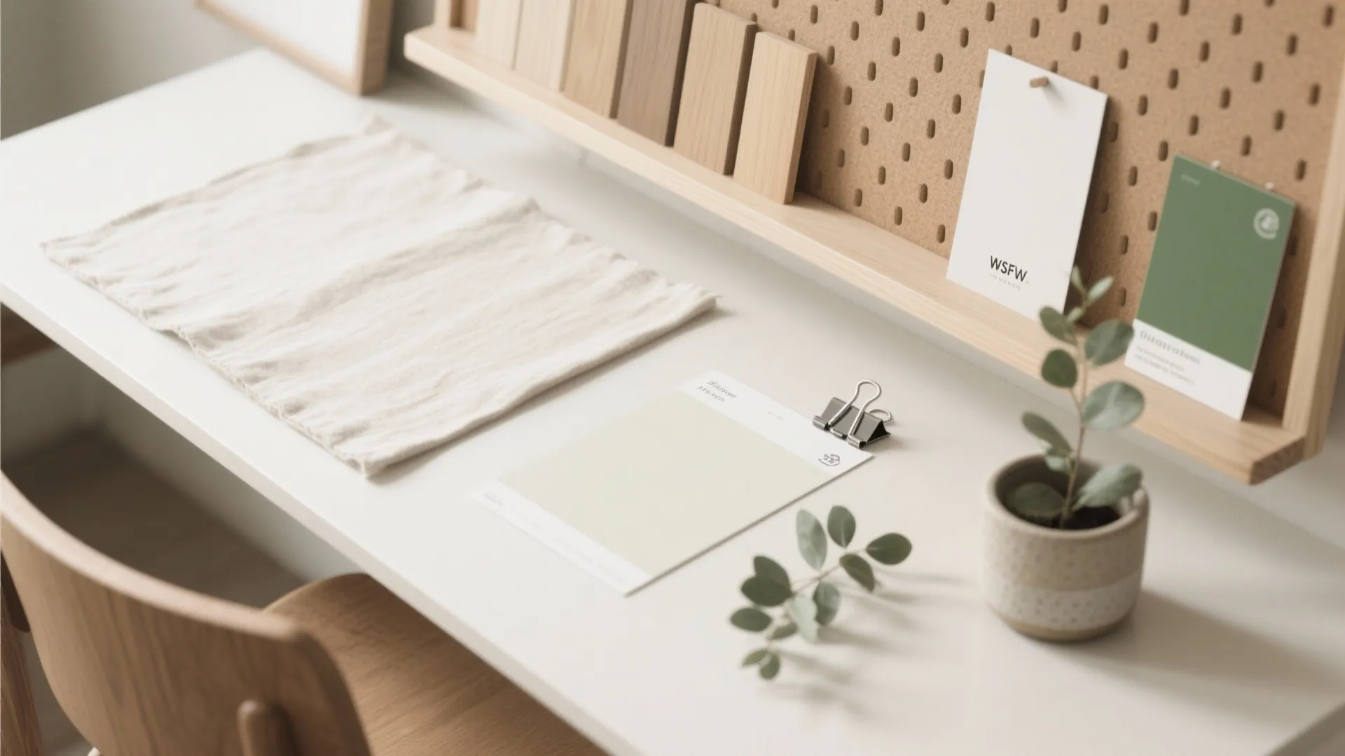 Biophilic calm: wood, green, and clean air