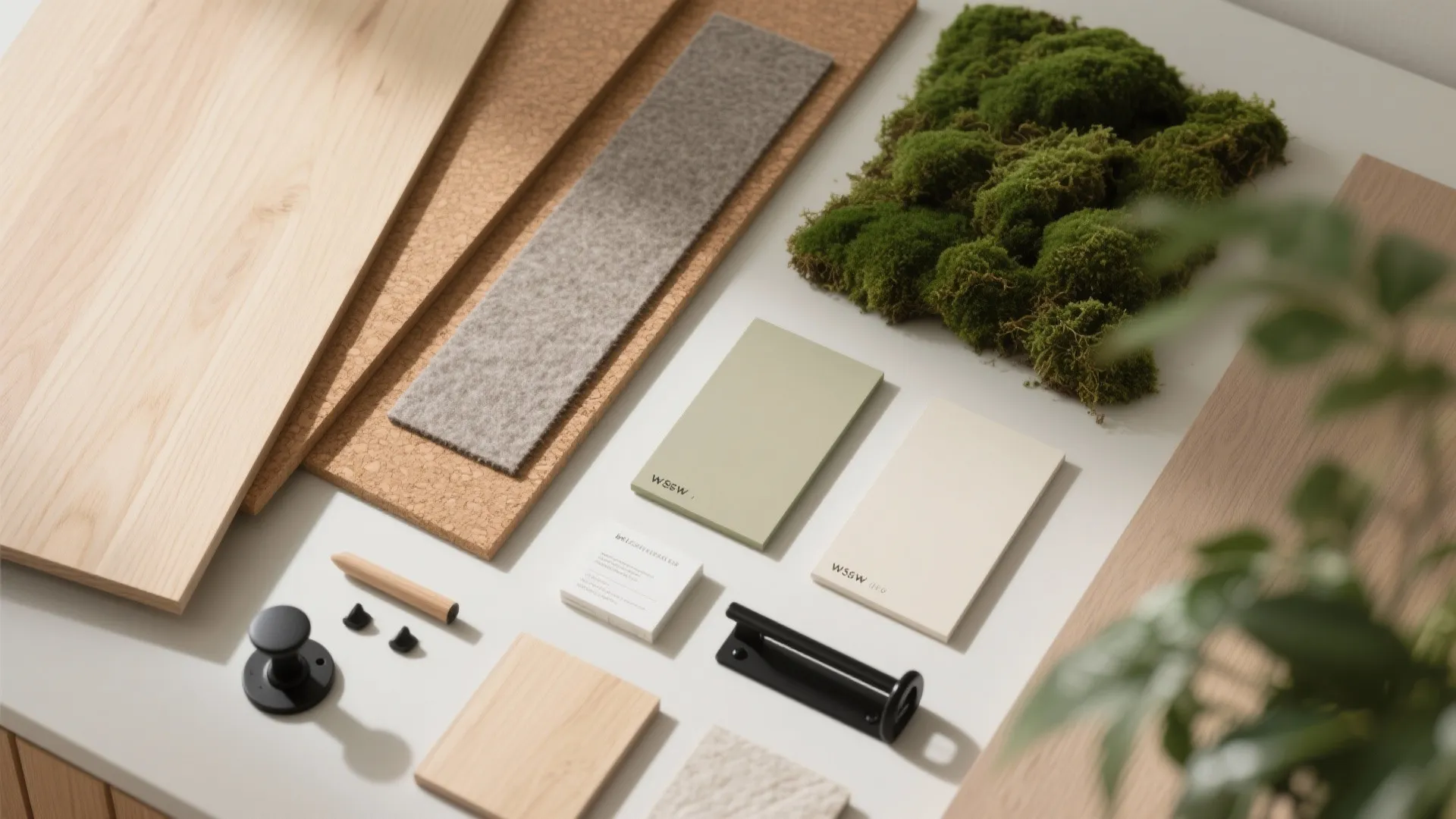 Warm wood and small biophilic moves