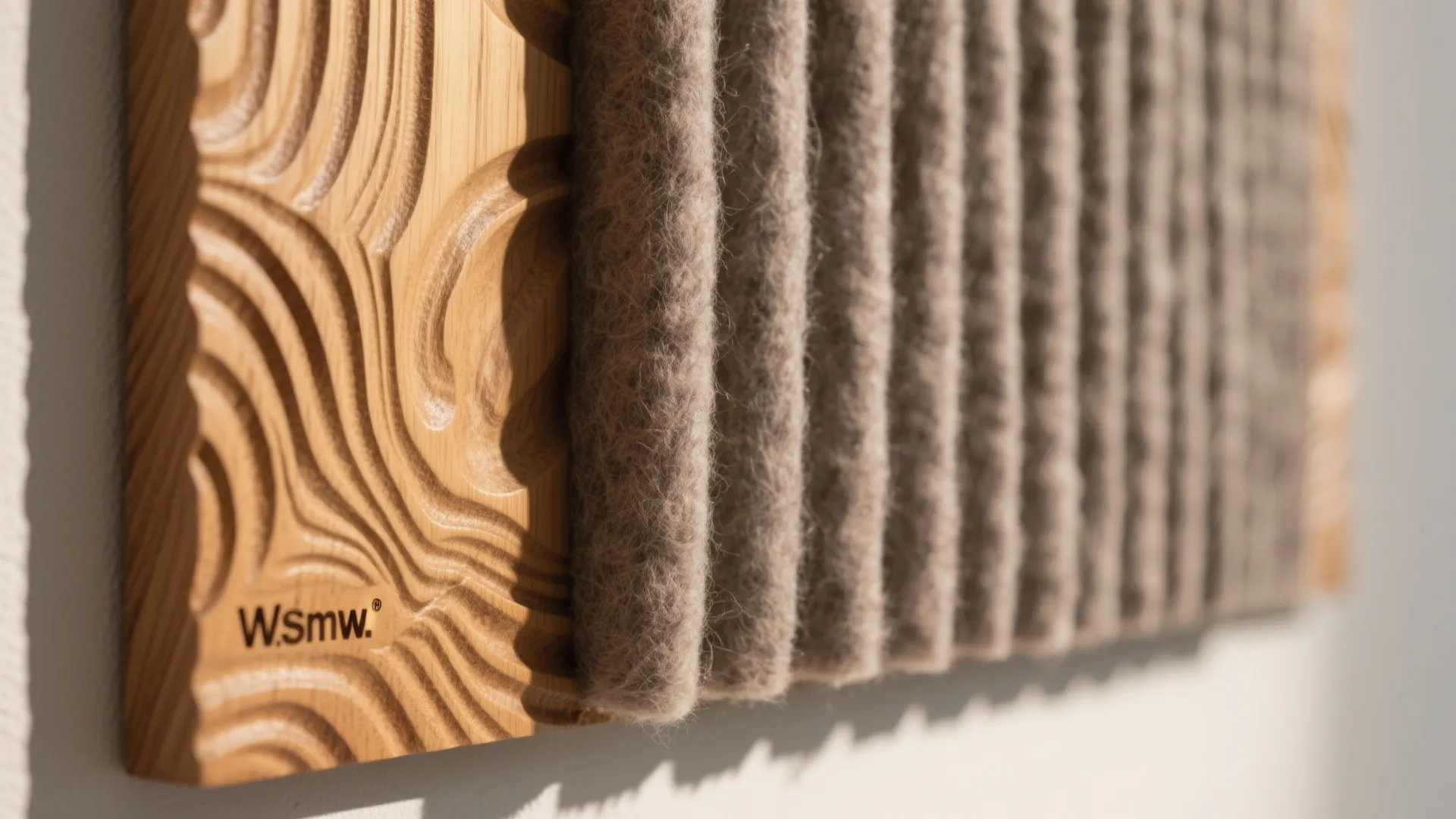 Biophilic textures that calm noise and nerves