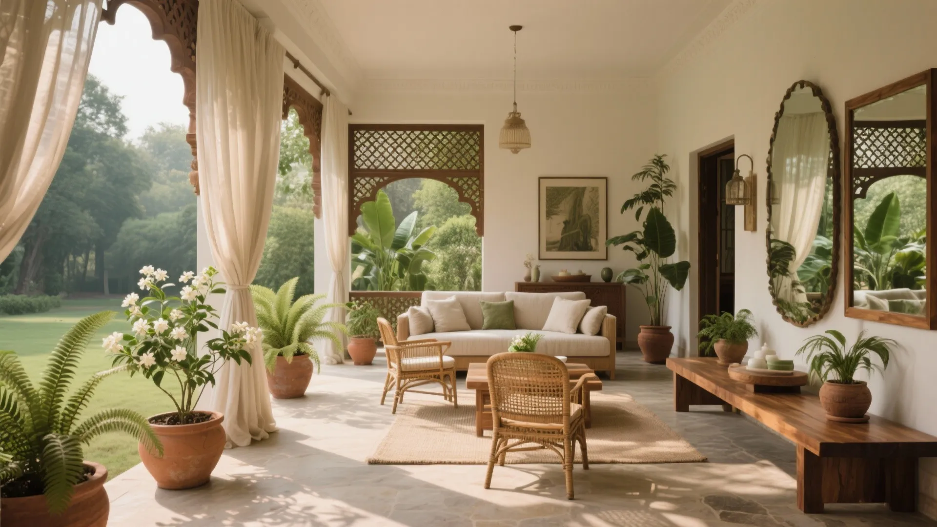 Biophilic Calm with Indoor–Outdoor Flow