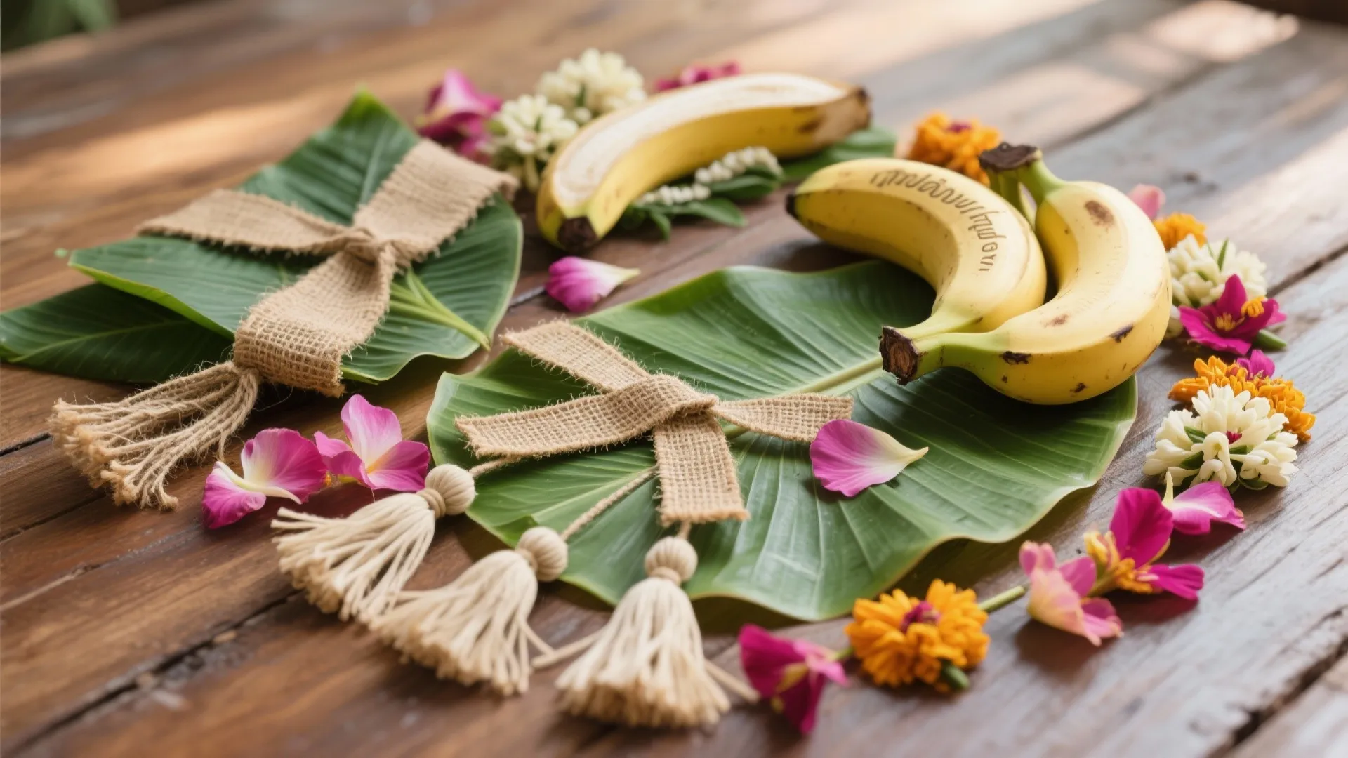 5. Sustainable Twist with Biodegradable Decor