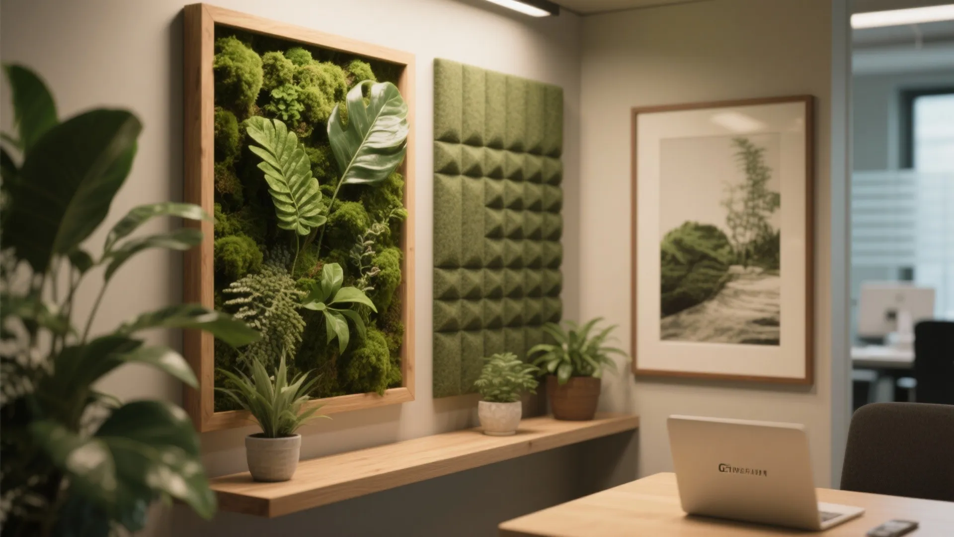 4. Add biophilic touches and acoustic solutions