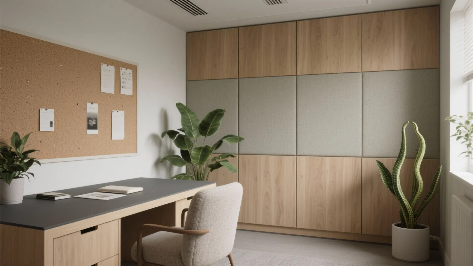 Biophilic Calm: Wood, Plants, and Fresh Air