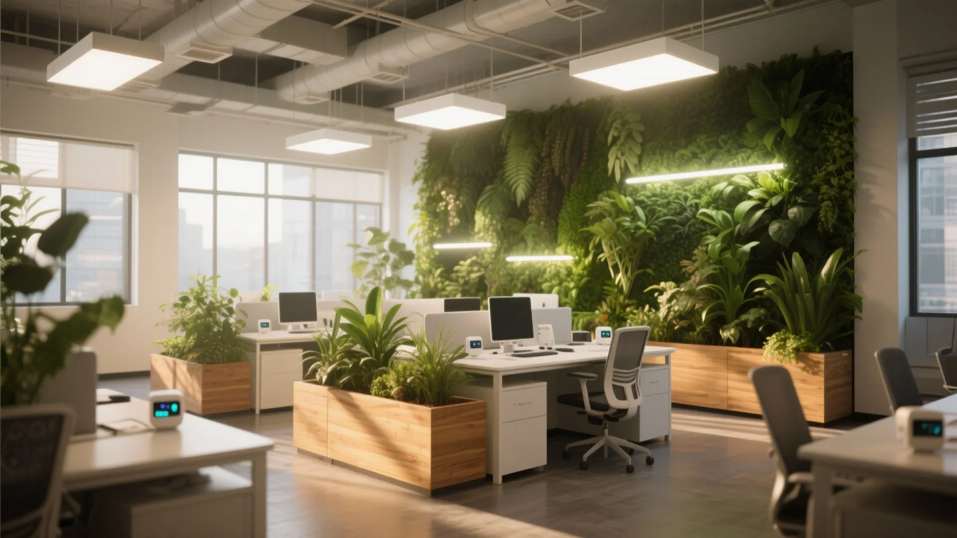 5. Biophilic & circadian-friendly accents