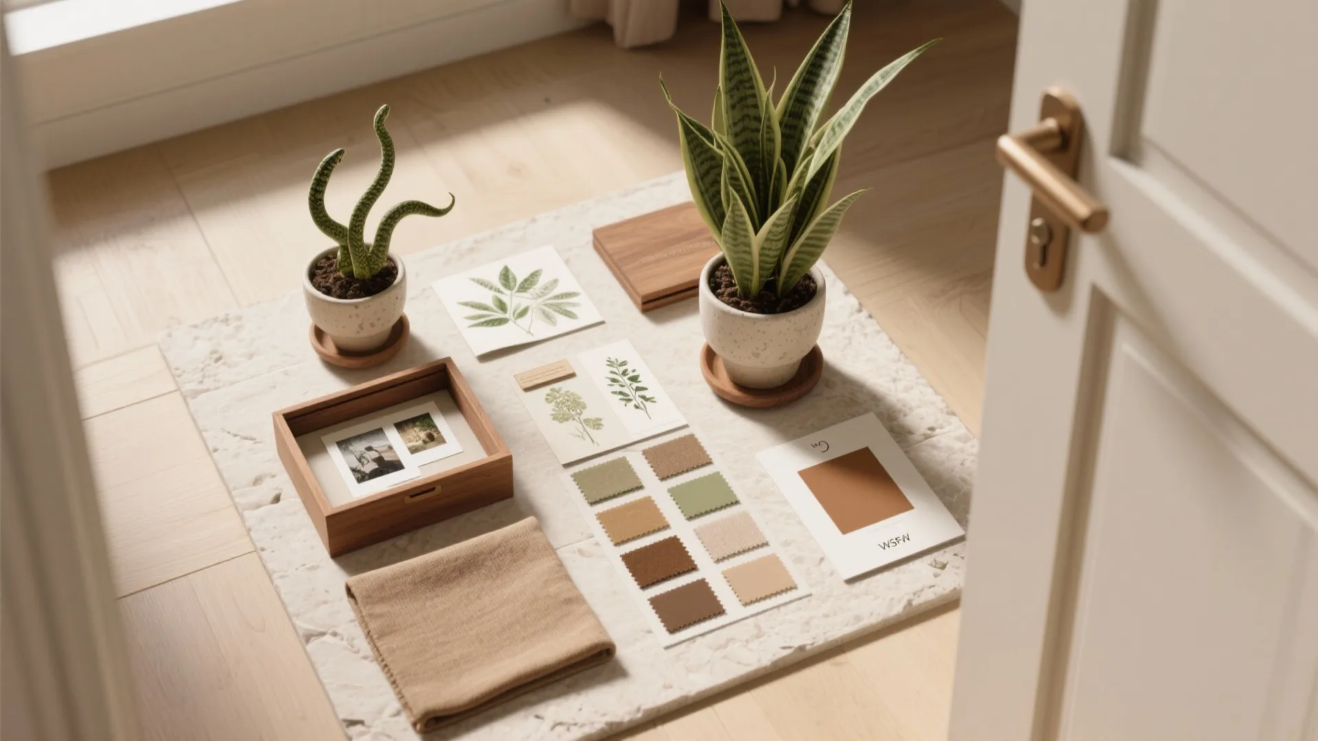 Biophilic, memory-friendly cues