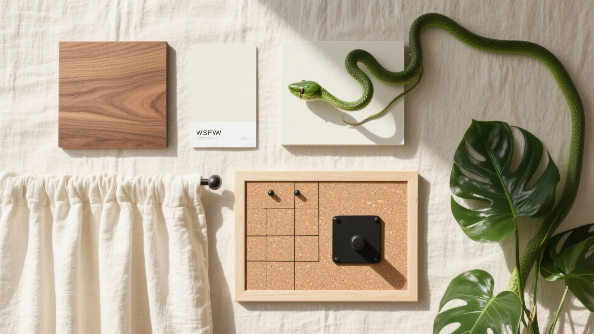 Biophilic touches and warm materials