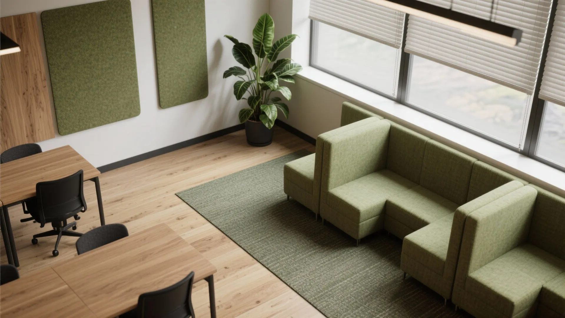 Biophilic materials that calm and focus