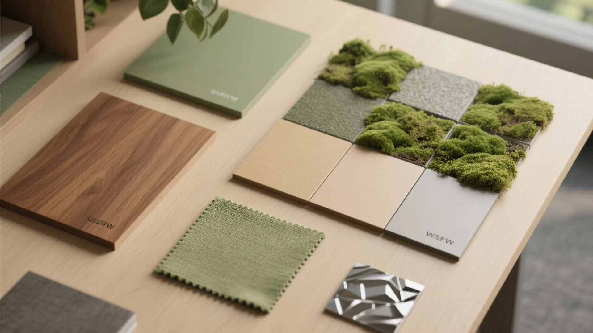 Biophilic touches and warm materials