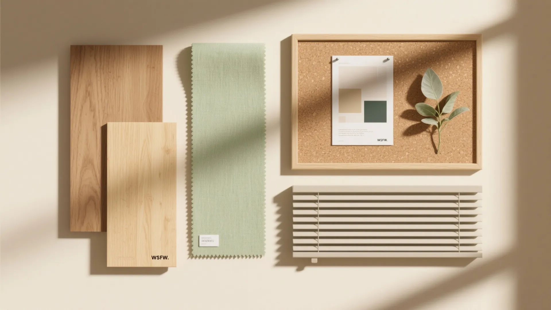 4) Visual calm with biophilic touches