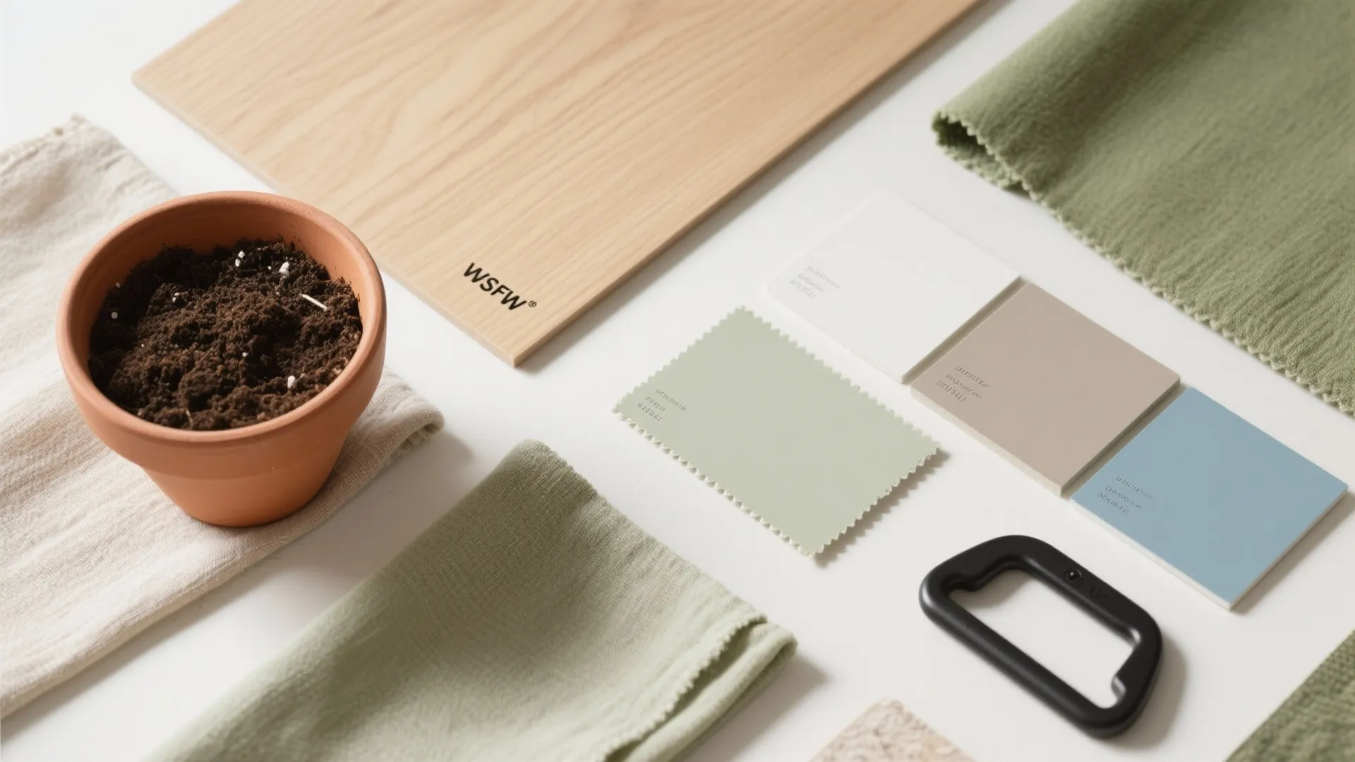 4) Biophilic micro-zone: plants, daylight, and neutrals