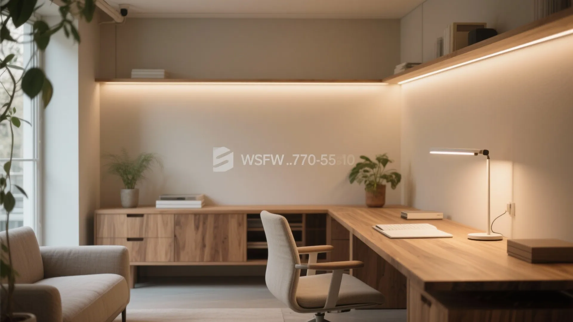 Biophilic lighting and breathable materials