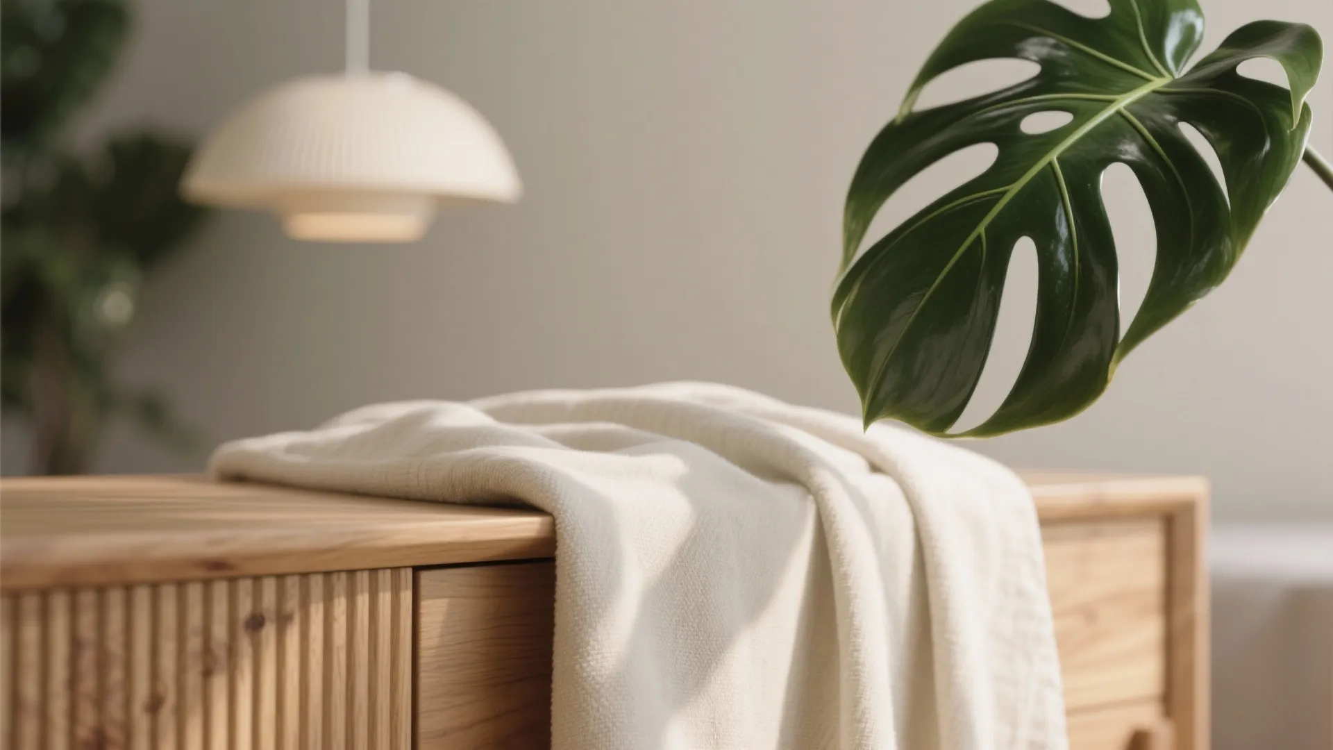 Biophilic Calm: Wood, Plants, and Textural Balance