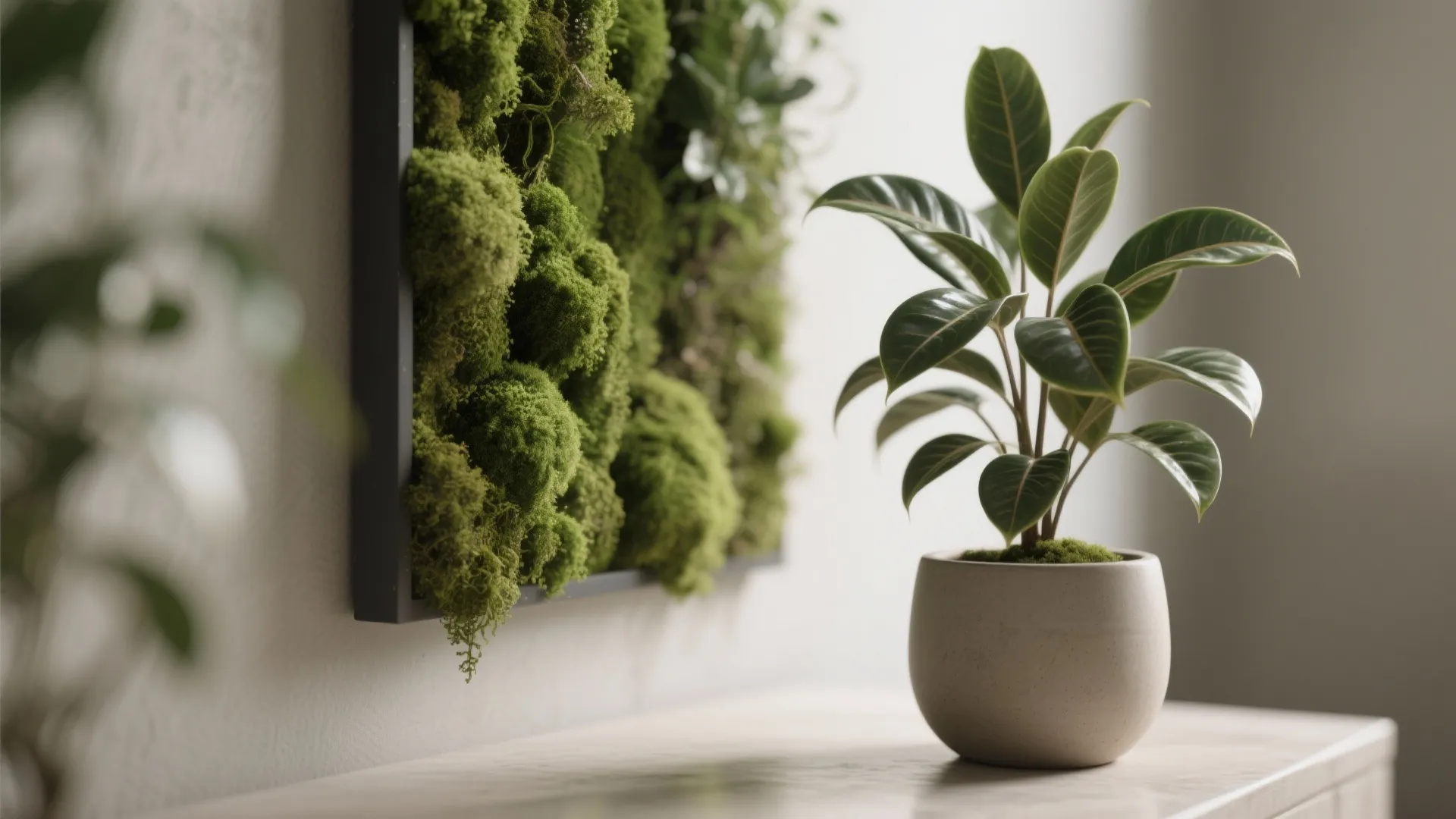 Biophilic touches for calm, alert energy