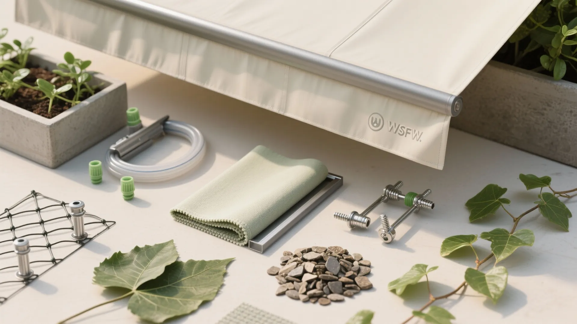 Plant-Integrated Awning for Biophilic Comfort