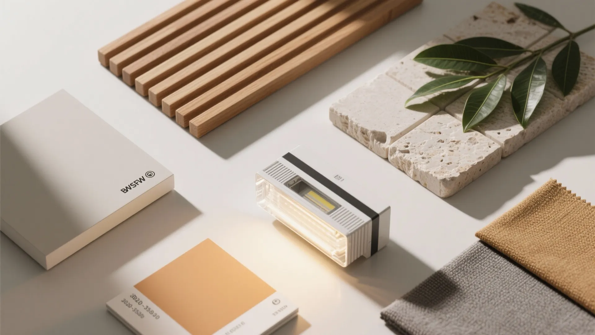 Biophilic wall lighting with warm spectra