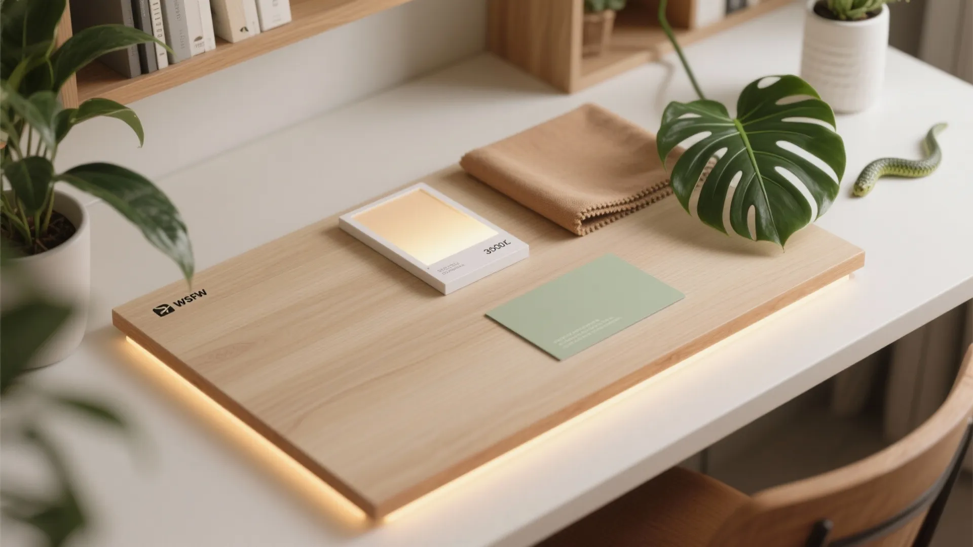 [
  {
    "url": "https://coohom-biz-sg-s3.coohom.com/ins/static/article/biophilic-materials-flatlay-1762323709163200100.jpg",
    "alt": "Natural wood board on white desk with material samples green leaf and small potted plants"
  }
]