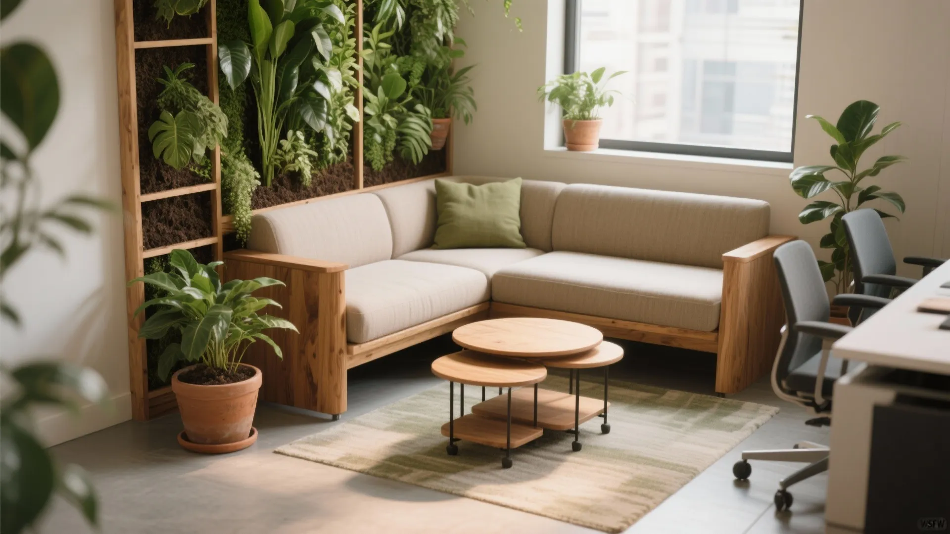 [Section: Idea 5 — Biophilic Corners and Flexible Meeting Nooks]