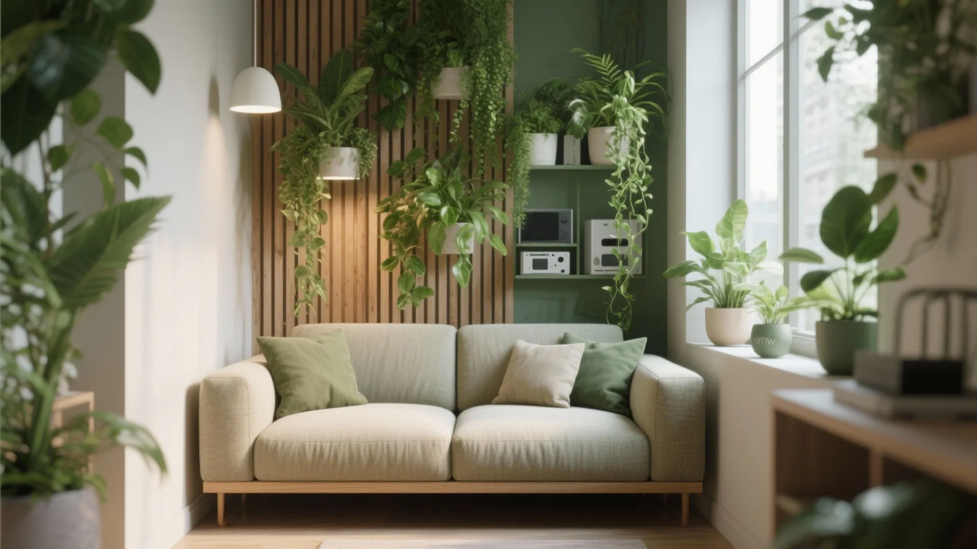 2. Calming Biophilic Nook