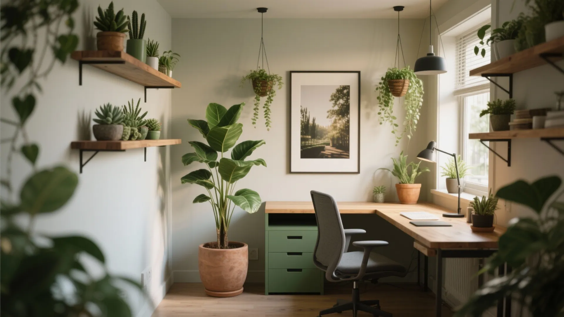 5. Bring the outside in — plants and views