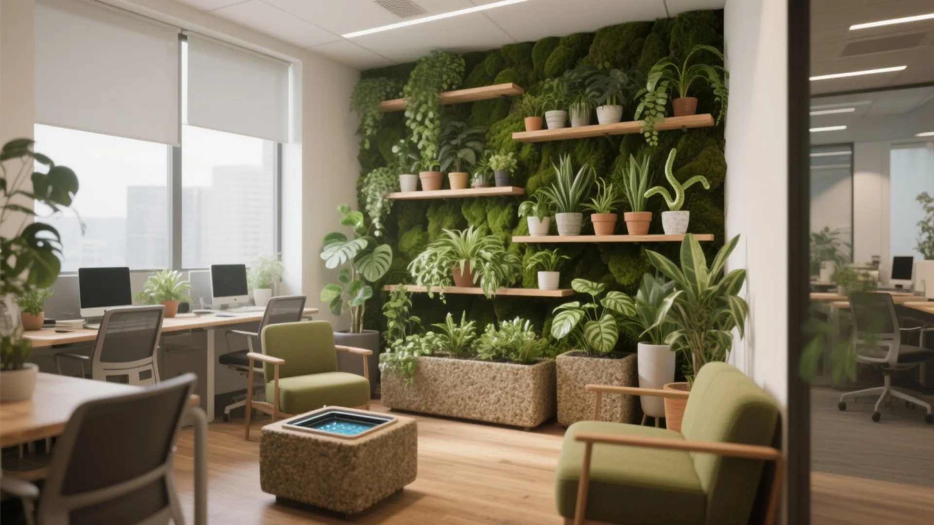 4. Green Touches and Biophilic Design