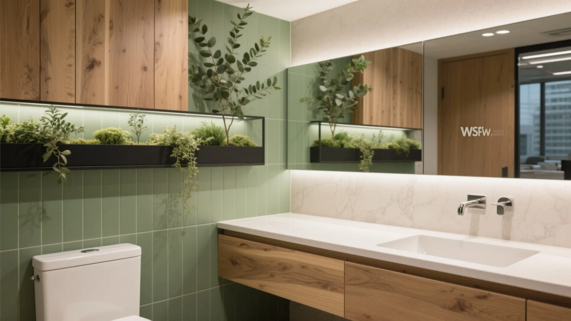 Biophilic touches and calming palettes