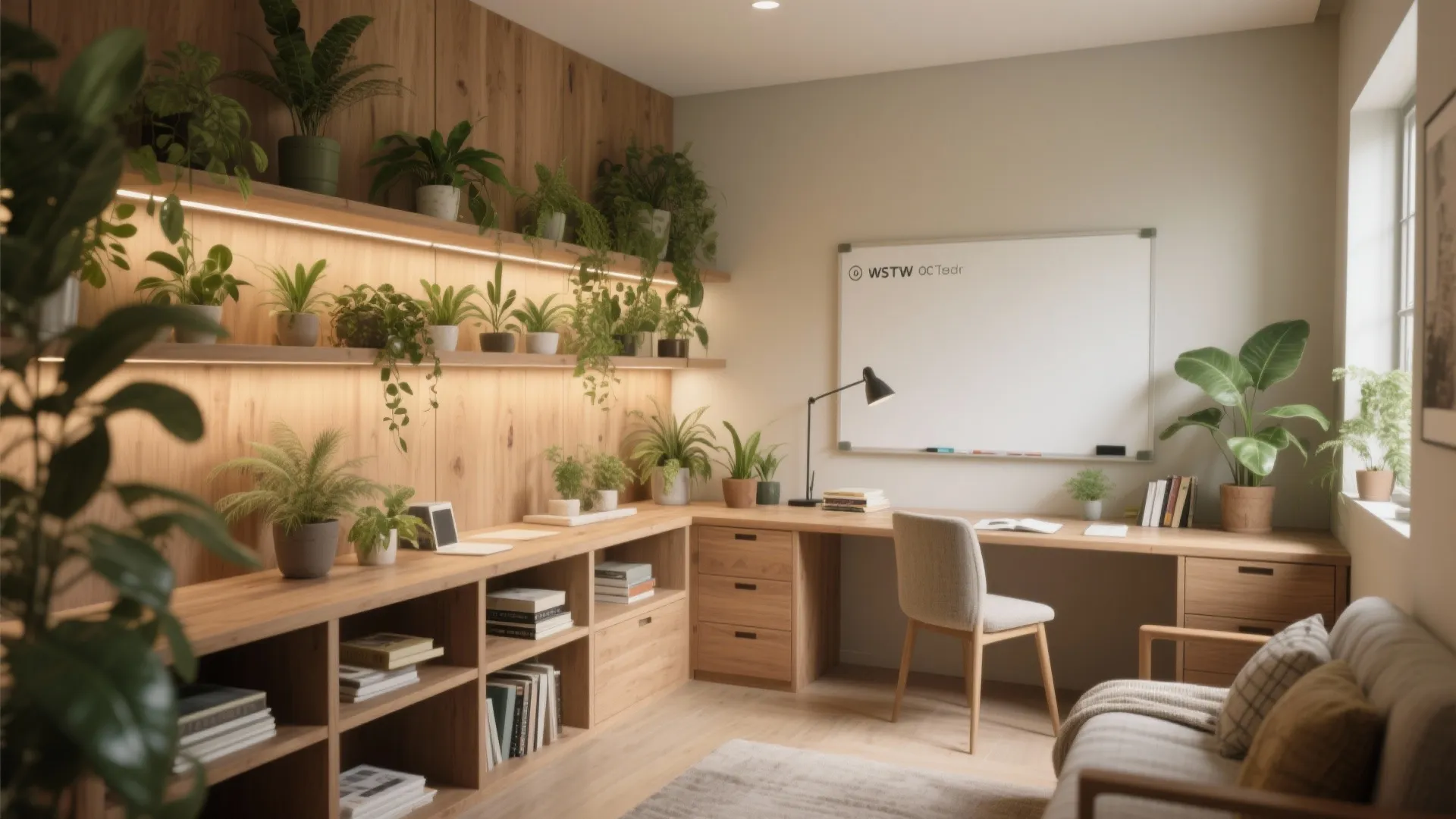 Biophilic touches that calm the mind